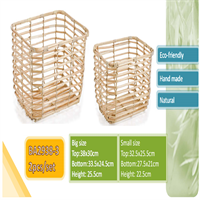 Wicker laundry basket  from mmcis china
